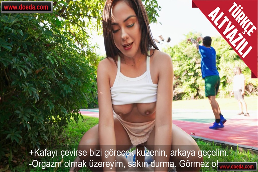 Arkadaşı Basket Oynarken Onun Kuzeniyle Çalılıklar Arasında Şut Çekişti